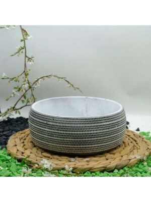 DAMLA ŞERİTLİ ARANJMANLIK BETON SAKSI